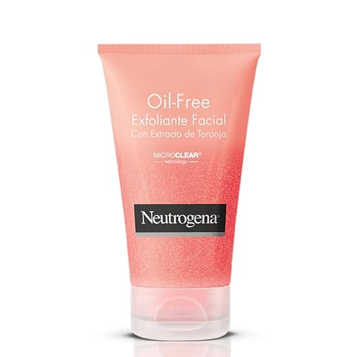 Neutrogena Oil Free Pink Grapefruit Acne Face Wash with Vitamin C, Salicylic Acid Acne Treatment Medicine, Gentle Foaming Vitamin C Facial Scrub to Treat and Prevent Breakouts, 4.2 fl. oz