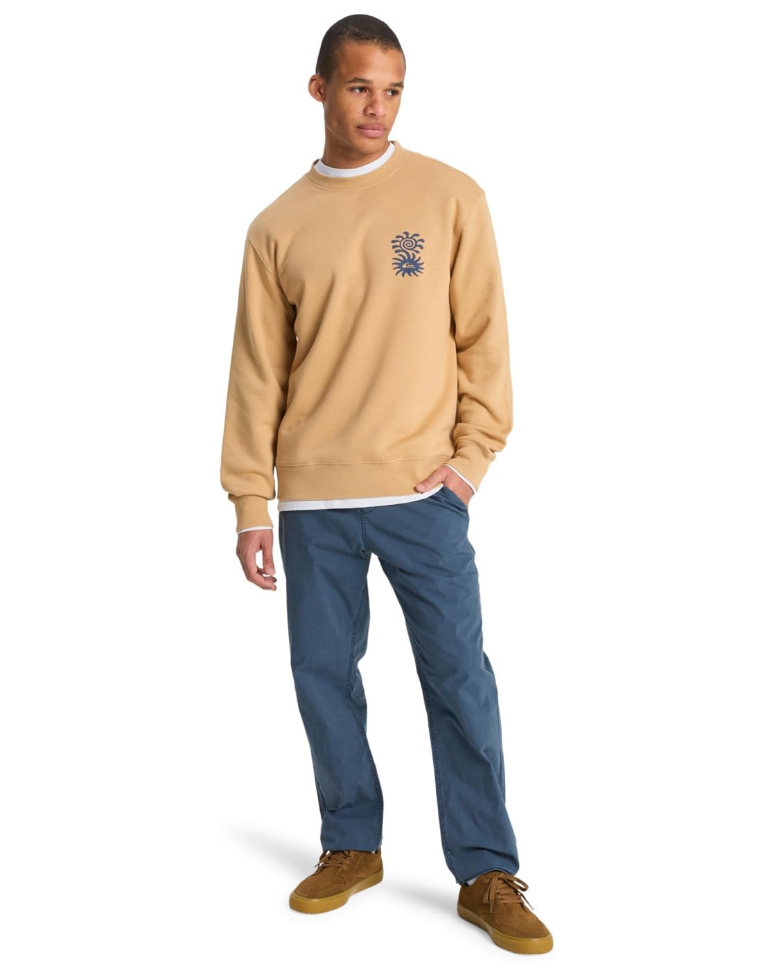 Quiksilver Salt Water Graphic Sweatshirt L