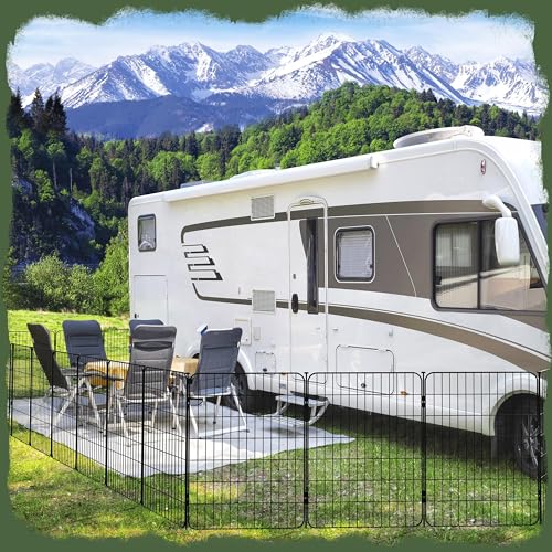 Image of Yaheetech 32in 8-Panel Expandable Dog Playpen for Puppy /Small Animals