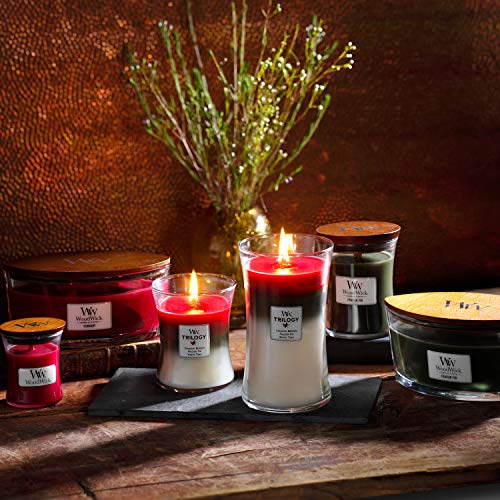Bougie WoodWick Trilogy grand format avec mèche Pluswick crépitante - 5