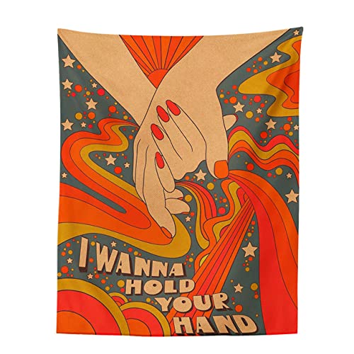 Tapisserie vintage soleil et lune boho violette géante 300x200cm
