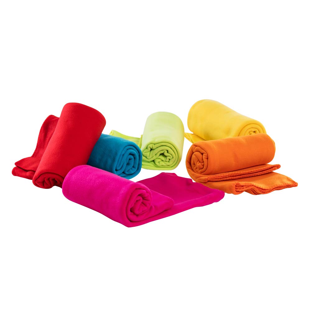 CAI TENG Confezione Da 6 Coperte In Pile 127x152 Cm - Morbide E Leggere Per Bambini, Animali Domestici, Divano E Letto