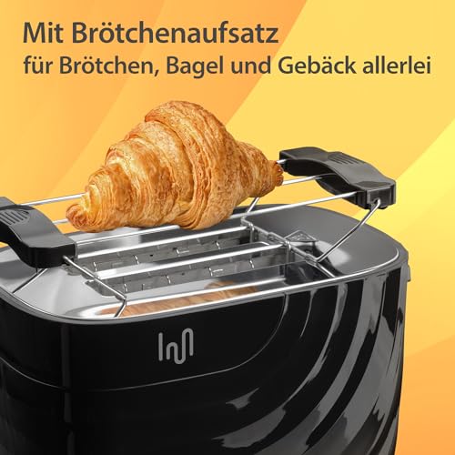 Impolio Toaster Classic 700W – Elegantes Design, 7 Bräunungsstufen, Mit Krümelfach und...