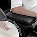SEG Direct Car Center Console Cover, Breathable Leather Auto Armrest Cover, Memory Foam Arm Rest Cushion, Universal Car Seat Box Cover Car Interior Accessories, Black