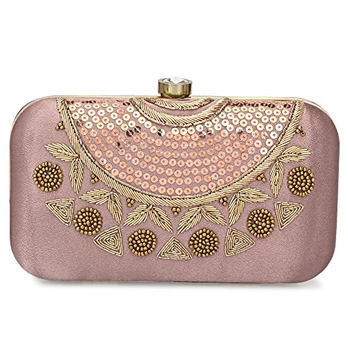 Image of For The Beautiful You Neck Embroidered Women's Clutch