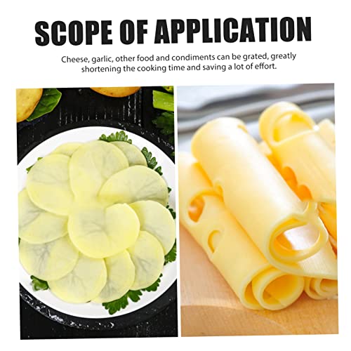 Mobestech 2pcs Rallador Manual de Queso de Acero Inoxidable miniatura 6
