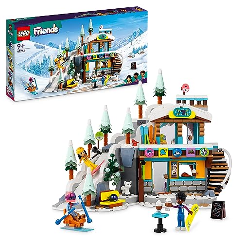 Image of LEGO Friends Holiday Ski Slope and Cafe 41756 Building Toy Set (980 Pieces)