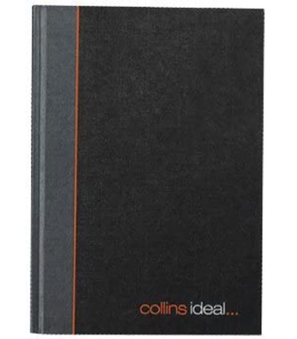 Collins Ideal A4 Feint Ruled Manuscript Book - 6248. 192 Pages,Grey