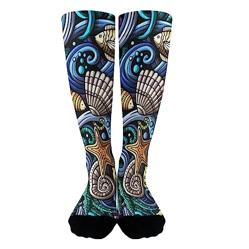 NLWQEKV WaterLife Calcetines Novedad Casual Crew Calcetines para Mujeres Hombres Regalo