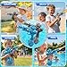 UROINT Electric Water Gun for Adults Kids, Automatic WaterGun with Led Light, Long Range Transparent Electric Squirt Gun Blaster Summer Outdoor Pool Party Toys Gifts for Boys Girls (Pistol 2Pack)