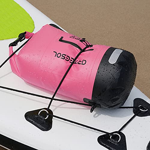Dry Bag 5L 10L 20L 30L Waterproof Dry Bag Sack Waterproof Bag with Waterproof Phone Case Long Adjustable Strap for Kayaking Boat Tour Canoe, Fishing, Rafting, Swimming, Snowboarding by Blackace arteesol - Used condition - Image 6