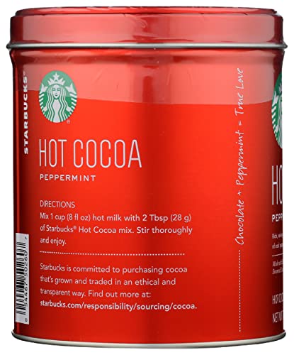Starbucks Hot Cocoa Mix Tin, Peppermint Hot Cocoa Mix, 7-Ounce Tin (Pack Of 2) #TOP6