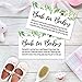 Books for Baby Shower Request Cards,50 Greenery Invitation Inserts, Book Request Cards, Games, Baby Party Supplies
