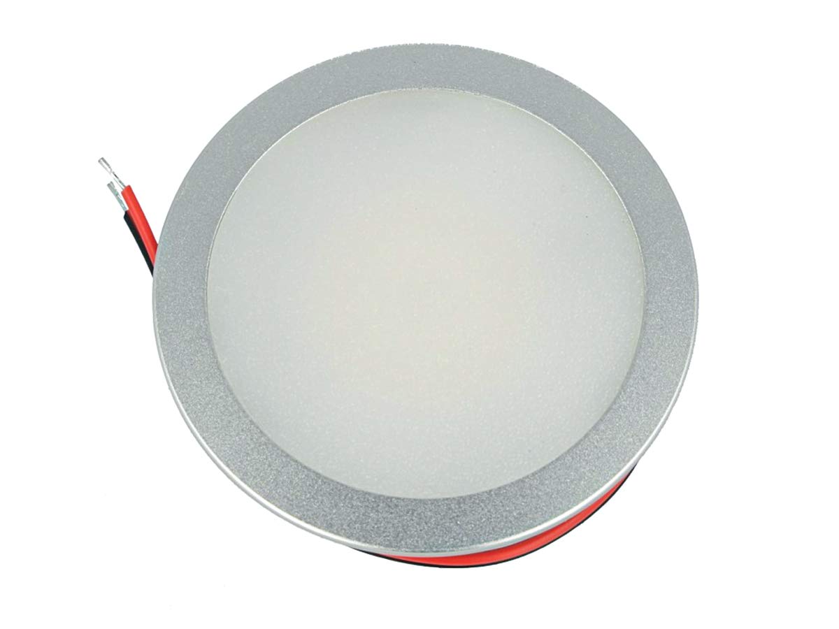 LEDLUX Mini-LED-Einbaustrahler 5 W, 60 Mm Loch – Dimmbar, Für 12V/24V, Weiß 6000K