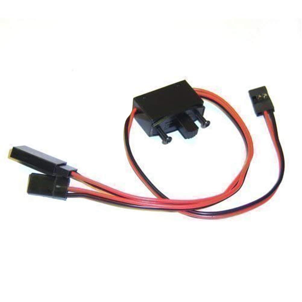 Cavo Interruttore ON/OFF Per Servo JR Con Spinotto A 3 Pin - Lunghezza 15+15cm, 22AWG, Perfetto Per Modellismo RC E Batterie LiPo