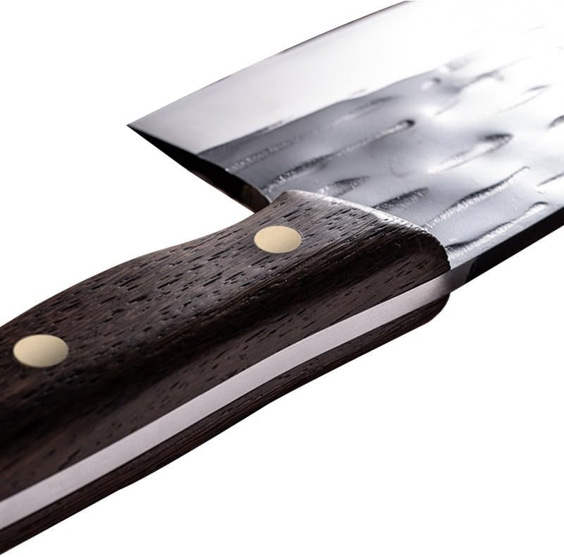 Meat Cleaver,Cleaver Knife Forged sharp chopping kitchen wooden handle kitchen knife cutting household kitchen Outdoor Cooking knife