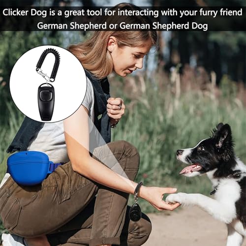 Hundepfeife Rütter Rückruf,2-in-1-Klicker Hund,Hundepfeife Hochfrequenz Lautlos,Clicker Hund,Hundepfeifen-Armband,Pfeife Klicker Hundeklicker Set,Hundepfeife Rückruf,Für Die Katze Hundeausbildung