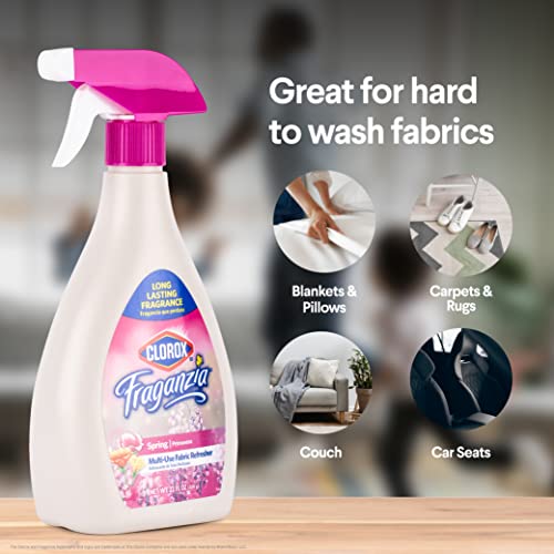 Image of Clorox Fraganzia Multi-Use Refresher Spray, Spring Scent, 22 Fl Oz