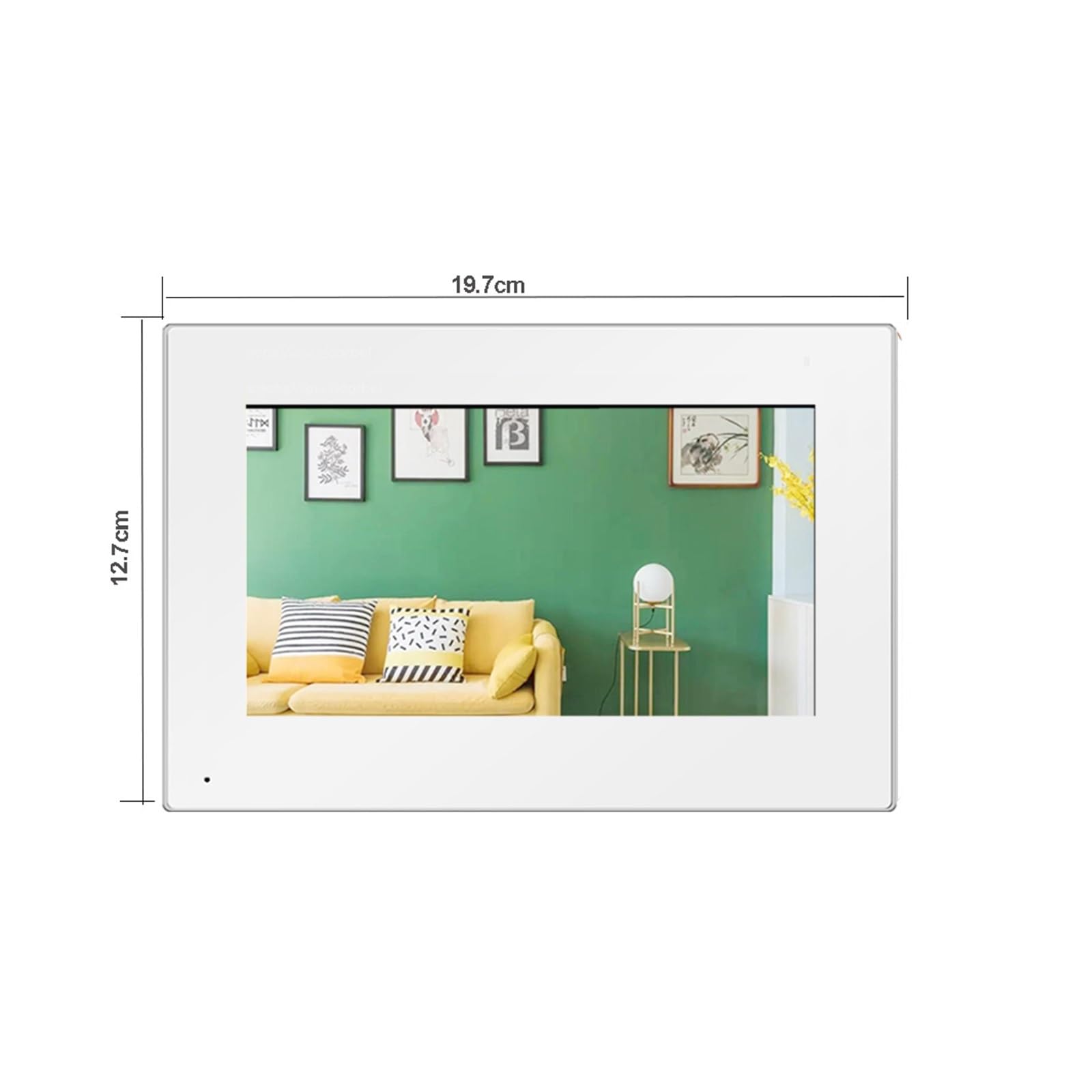 Videocitofono Wireless Wifi For Smart Home Campanello Monitor Touch Screen Da 7 Pollici Pannello 1080P Ampia Gamma di Ambienti Domestici(2 Monitors 2 Panels Add 32G TF Card)