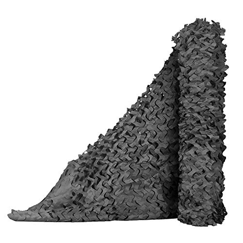 Filet militaire noir robuste pour aménagement de chasse et décoration extérieure
