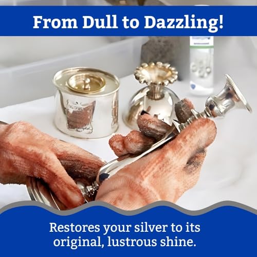 Image of Klenzmo Silver Cleaner Spray, 250ml + Free Microfiber Cloth | Instant silver polish & shine. Includes a free premium 30x30 cm microfiber cloth.