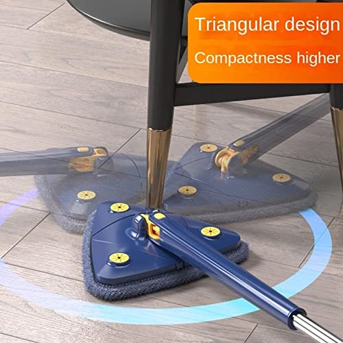 Balai triangulaire extensible 110 cm pour nettoyage mural et sol