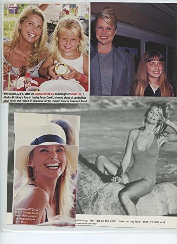 Christie Brinkley original clipping magazine photo lot #R6070 image 2