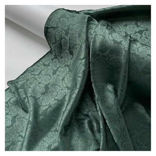 Tissu en satin soyeux pour coudre des hauts de robe fleuris fait maison