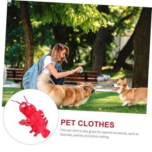 Disfraz para perro KOMBIUDA de langosta rojo XS miniatura 6