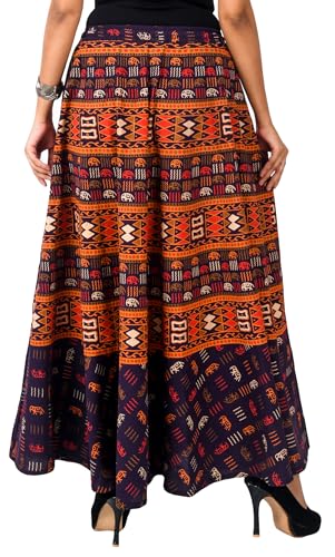 Image of Premium Cotton Skirt for Women with Pocket, Free Size