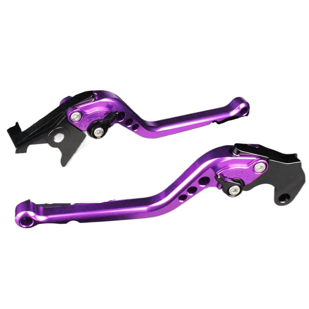 Ltczgrci Violet Motorbike Brake Levers Short Long Brake Clutch Lever For Dt125 Dt200 Tw200 Xt250 Xt350 Xt600 Xt660 Tt600 Ttr250 Motorcycle Adjustable Levers