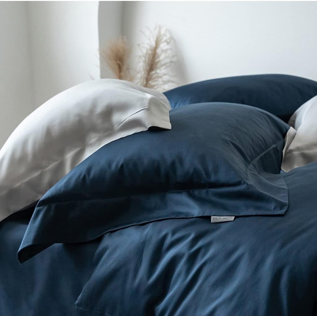Northern Europe Simple Solid Color 48x74cm Pillowcase for Bed Cotton Pillowcase Throw Single Pillow Covers Comfortable Pillow Cover(Style E)