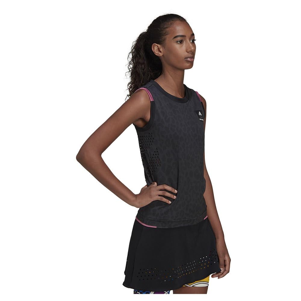 adidas Rich Mnisi Tennis Primeknit Canotta da donna, colore nero