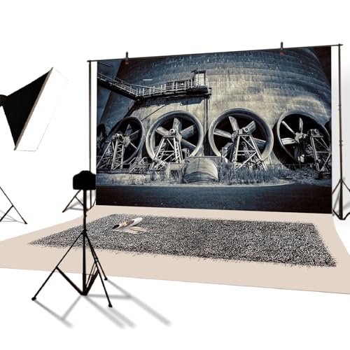 Studio portrait séance photo props paysage catastrophe fond scène abandonnée