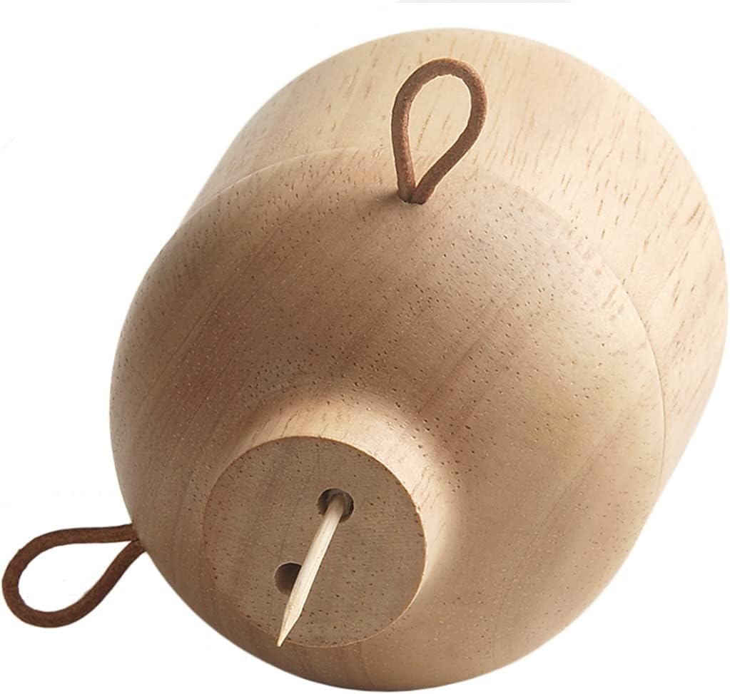 Wooden toothpick storage box cute holder home dining table decoration