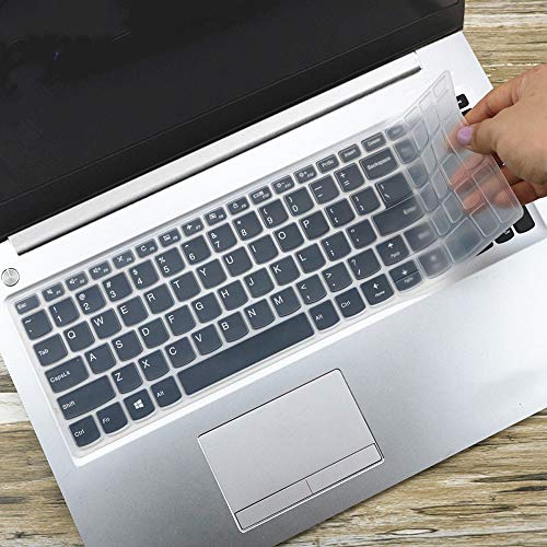YITAQI Capa de teclado, protetor de tela macio de para laptop Lenovo S340-15WL Ideapad (transparente