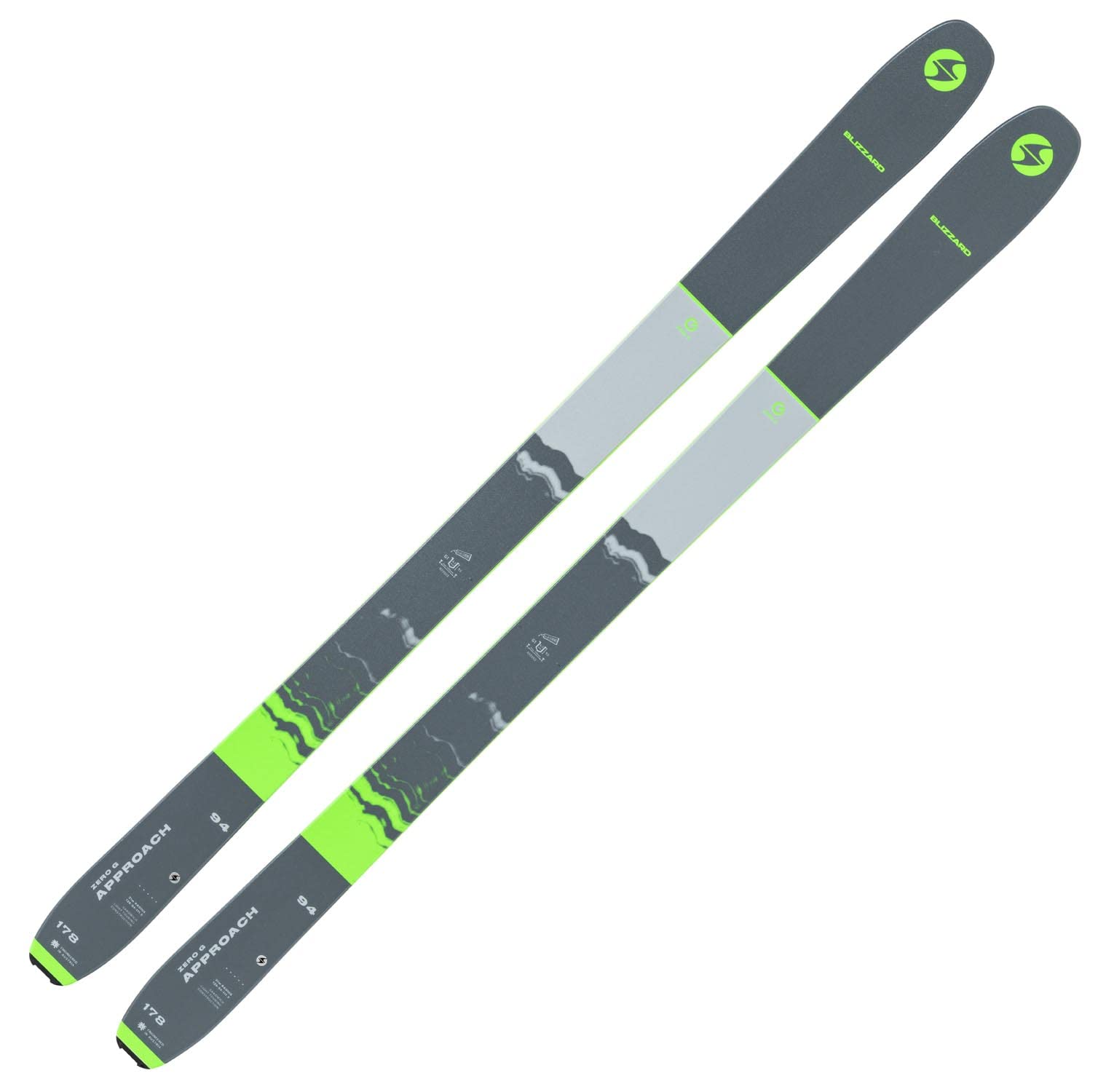 VDP Ski Blizzard Zero G094 Approach Touring Tip&Tail Rocker 2022 Fixation au choix