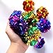 Shizhoo 12 Pcs Cat Crinkle Toys, Cat Crinkle Balls to Attract and Engage Indoor Cats, Promote a Healthy Lifestyle for All Breed Sizes (Large Toys)