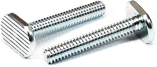 Miniatura 2 de POWERTEC Paquete de 20 pernos de riel en T de 5/16"-18 para pista en T, pernos de ranura en T de 1-1/2 pulgadas de largo para pista en T universal