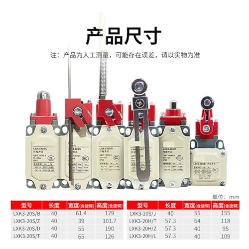 Interruptor de límite LXK3 20 S/t con longitud ajustable telescópica para control industrial 2