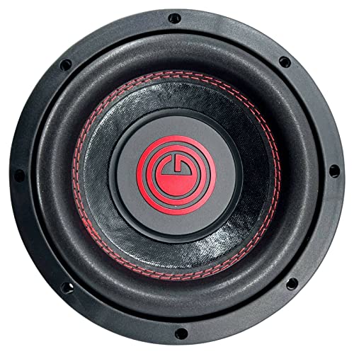 Gravity 2X 8 Inch 1000 Watt Car Audio Subwoofer w/ 4 Ohm DVC Power 8' Sub Pair - Feature Dual Voice Coil, Thick Magnet, Design for Car, ATV, Van, High Performance Car Show