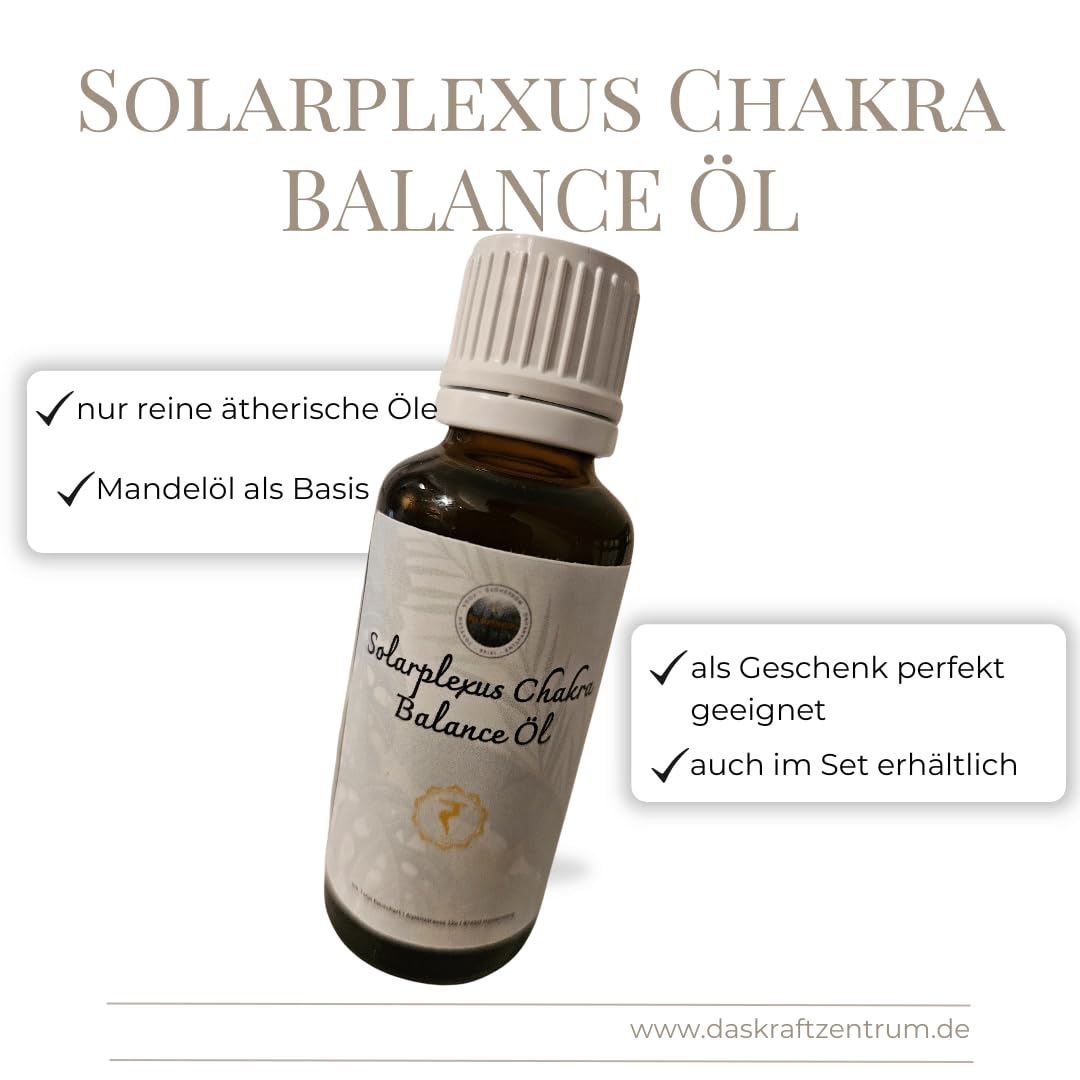 Chakra Balance Öl Set (7 Chakren) | Handgemachte Aromapflege- & Massageöle auf Mandelölbasis | Ganzheitliche Balance, Achtsamkeit & energetische Harmonie