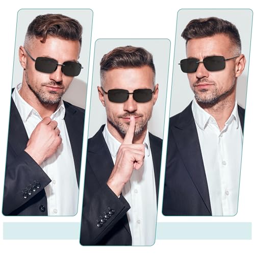 DF DUALFERV Frameless Sunglasses for Men, UV400 Rimless Sunglasses for Men, Lightweight and Durable Polarized Glasses, Lentes para Hombre for Running, Fishing, Golf, Surf, Driving, Cycling2