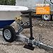 Heavy Duty Boat Trailer Step, 2 Step Ladder Universal Fit for Trailer Tongue Access, 460 Lbs Load Capacity