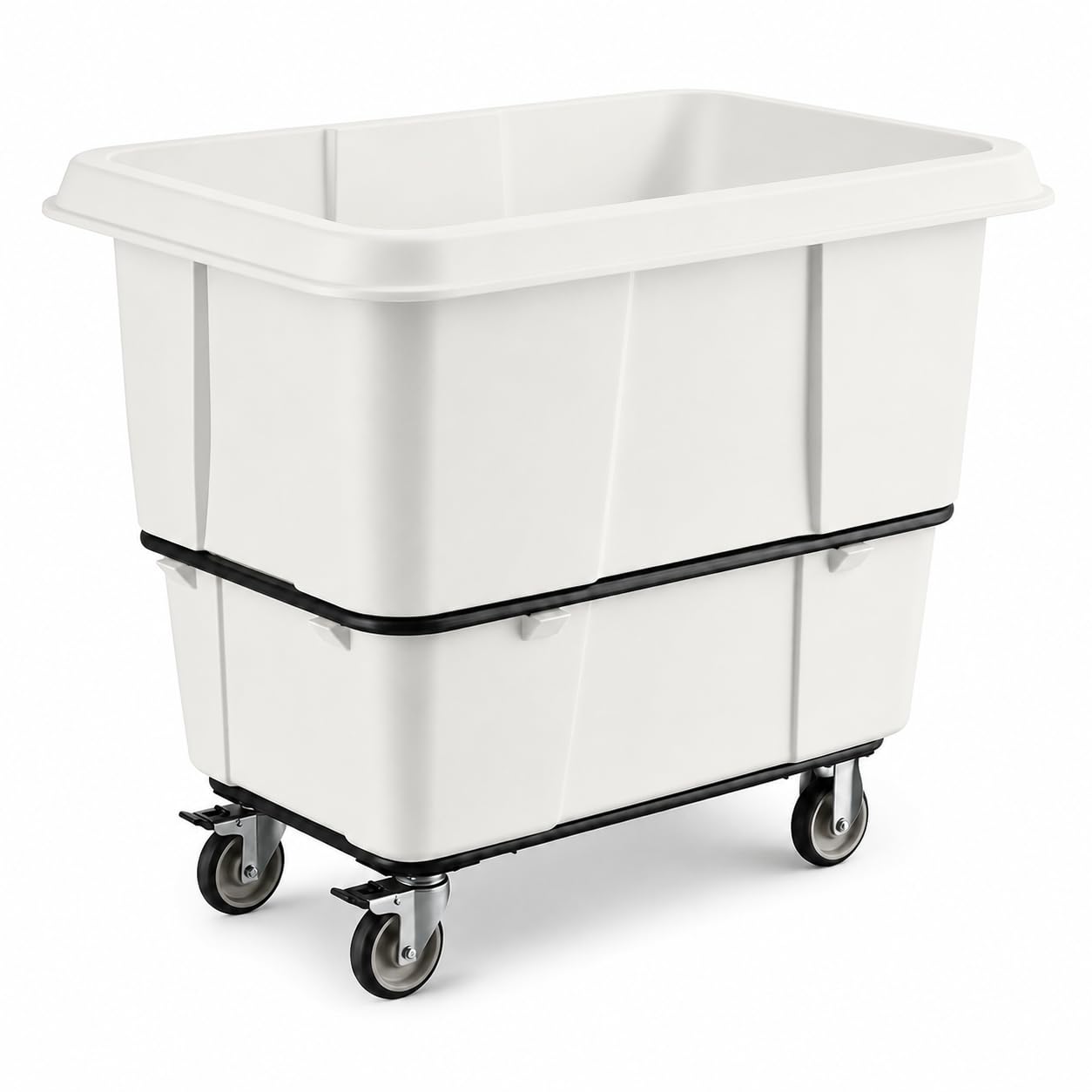 16 Cubic Foot Cube Truck by Glownary – Alloy Steel, White, Model Mdpe-16cf-wht