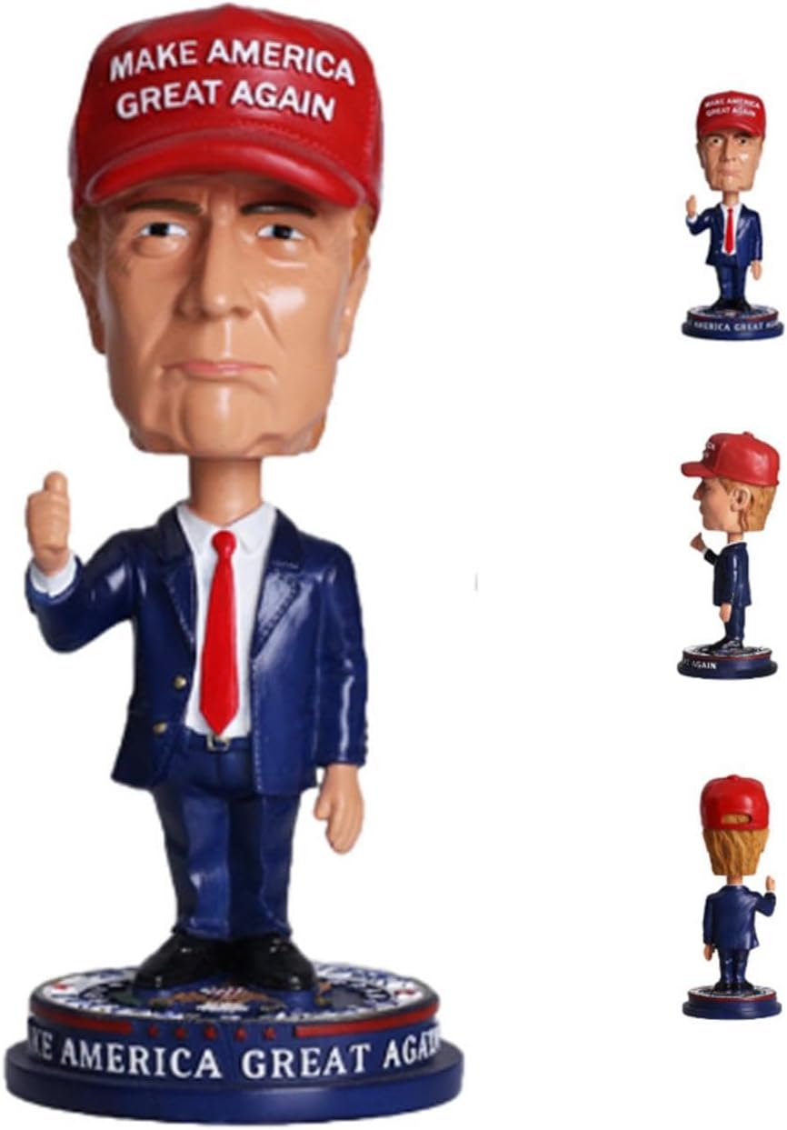 JSHDUSA Do-nald Trump doll Statue - Trump resin figurine - Support Election Resin Figure Ornament, Unique Americans Presidential Design car accessories doll Ornament