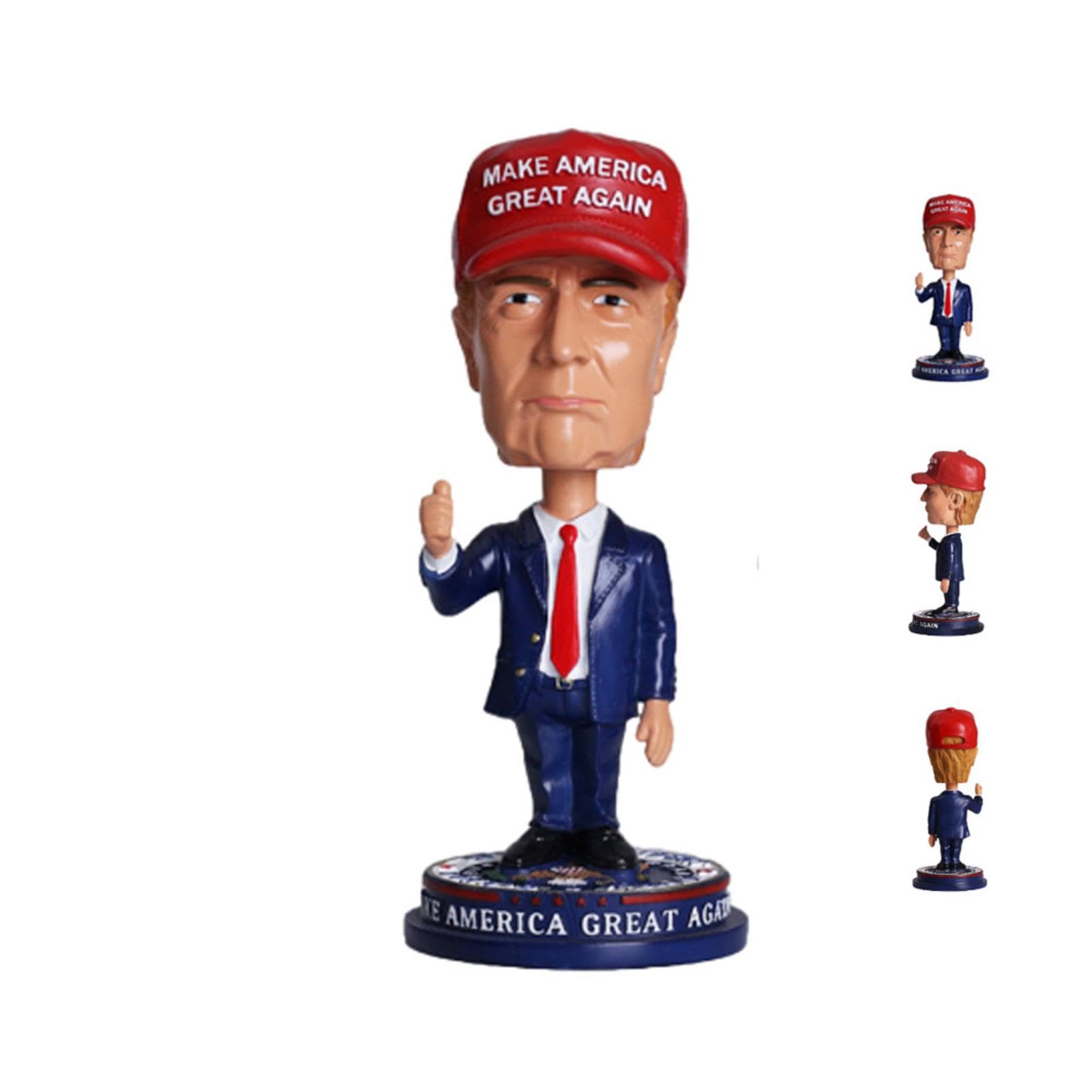 JSHDUSA Do-nald Trump doll Statue - Trump resin figurine - Support Election Resin Figure Ornament, Unique Americans Presidential Design car accessories doll Ornament