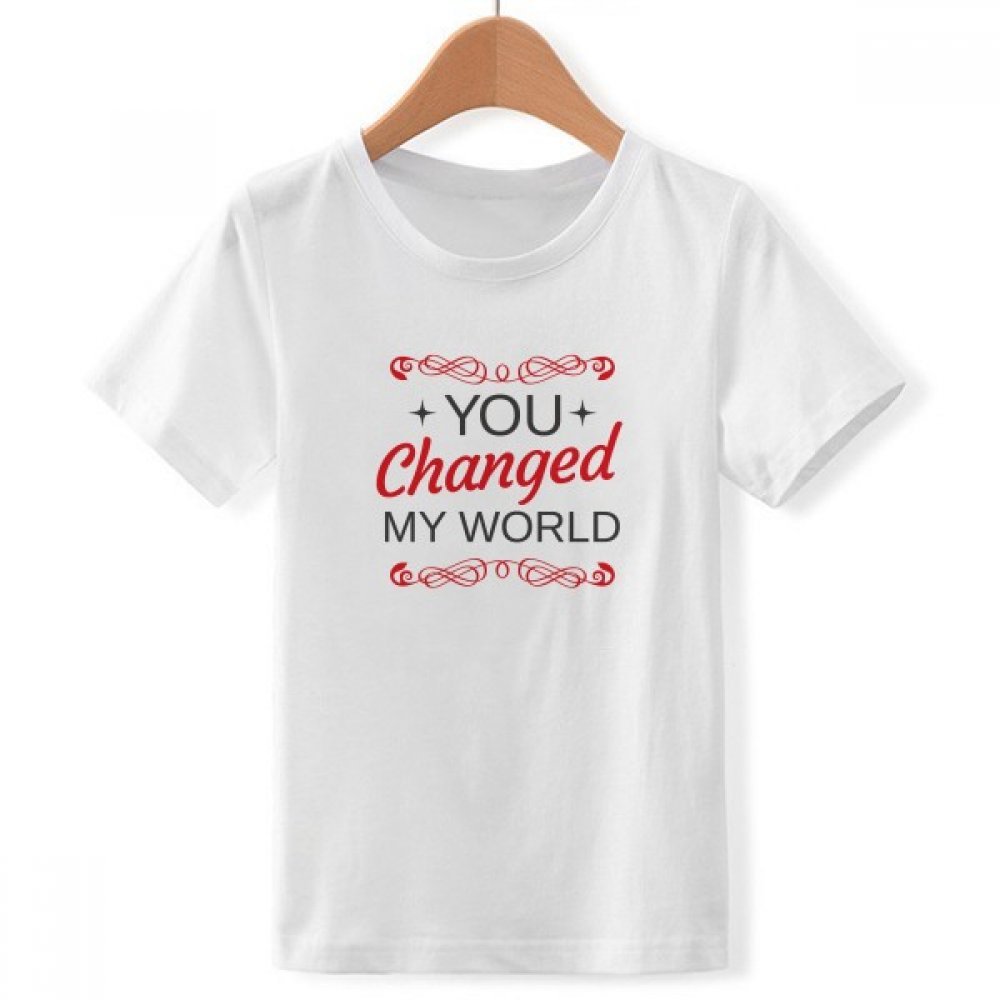 T-Shirt Saint-Valentin Garçon Blanc Confortable DIYthinker - 3