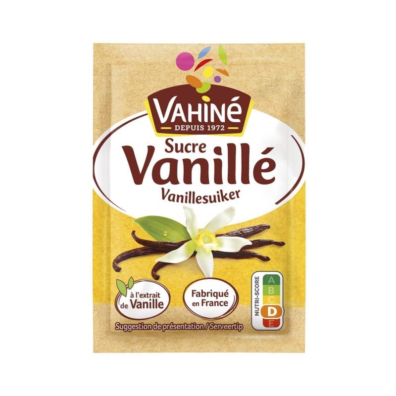 Sucre Vanillé VAHINÉ - La touche parfaite pour vos pâtisseries maison - 75g - Le Lot De 4