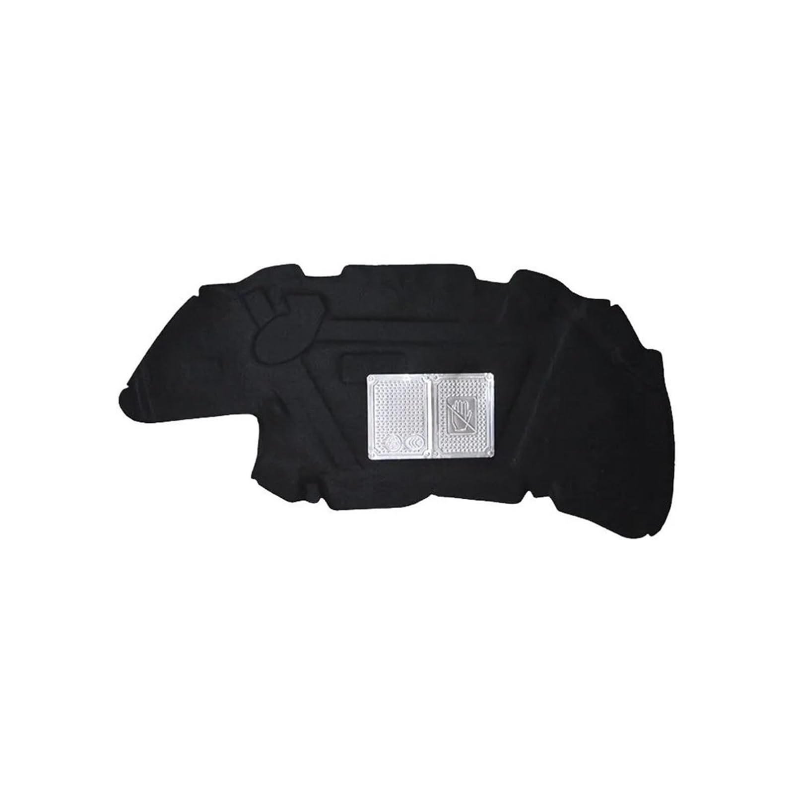 Wuqqxxqcm Small Aluminum Foil Car Front Hood Engine Sound Heat Insulation Cotton Pad Soundproof Mat Cover Accessories Compatible For Peugeot 206 1999~2016 2000 2001 2002(Small Aluminum Foil)